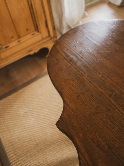 French 19th Century Pine Cafe Table