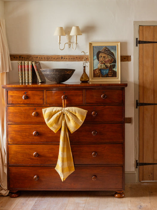 Large Antique Victorian Chest of Drawers - Beautifully Restored Solid Wood with Original Patina