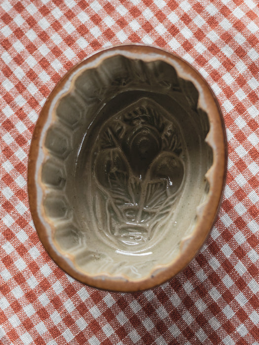 Antique Victorian Salt-Glazed Jelly Mould