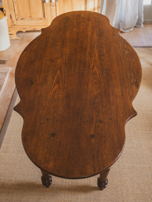 French 19th Century Pine Cafe Table