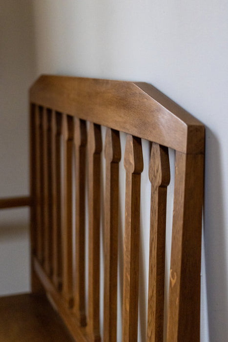 Antique English Arts & Crafts Oak Bench