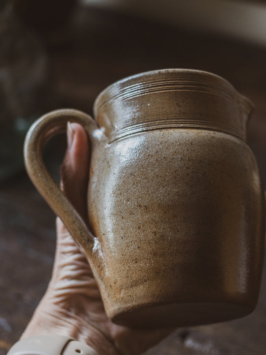 Vintage Stoneware Jug Pitcher