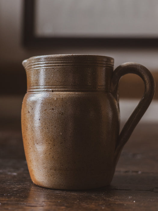 Vintage Stoneware Jug Pitcher
