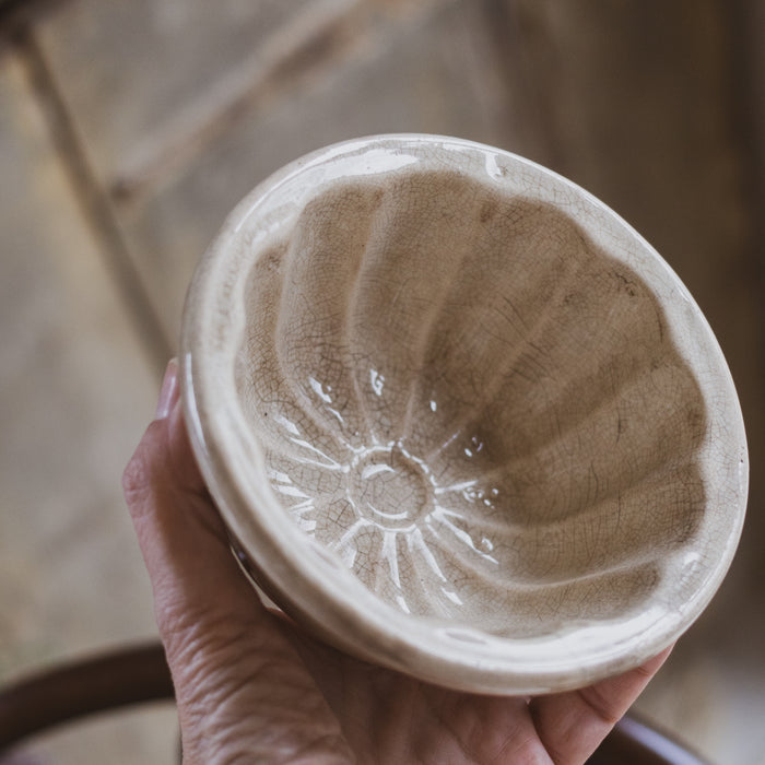 Antique Victorian Ironstone Pudding Dish / Mould