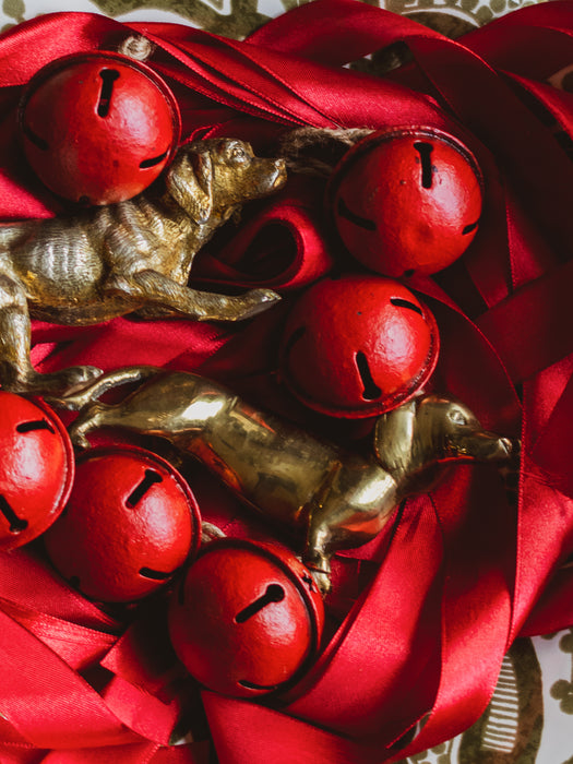 Vintage Medium Brass Daschund Dog Figurine