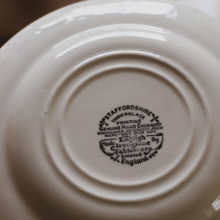 “Kew Garden” Ironstone Side Plates by English Ironstone Tableware Limited (Set of 4)