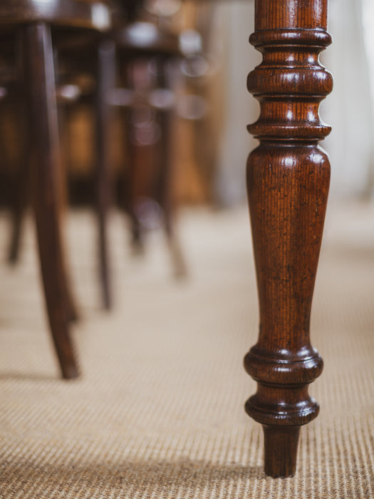 French 19th Century Pine Cafe Table