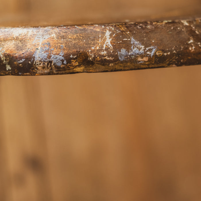 Vintage Italian Papier Mâché Tray by Vero Legno - Gold, Green & Blue