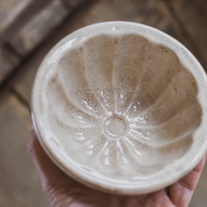 Antique Victorian Ironstone Pudding Dish / Mould