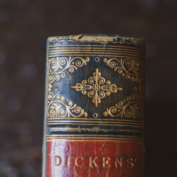Dickens Work’s - Five Leather-Bound Editions