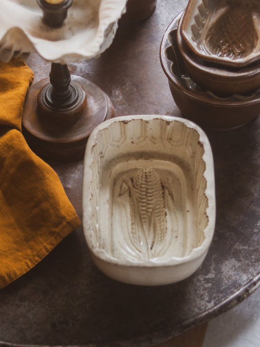 Antique Jelly Mould - Corn on the Cob Motif
