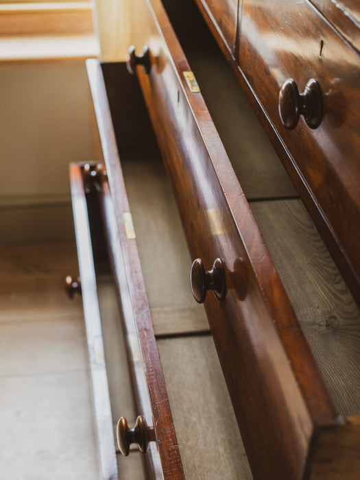 Large Antique Victorian Chest of Drawers - Beautifully Restored Solid Wood with Original Patina