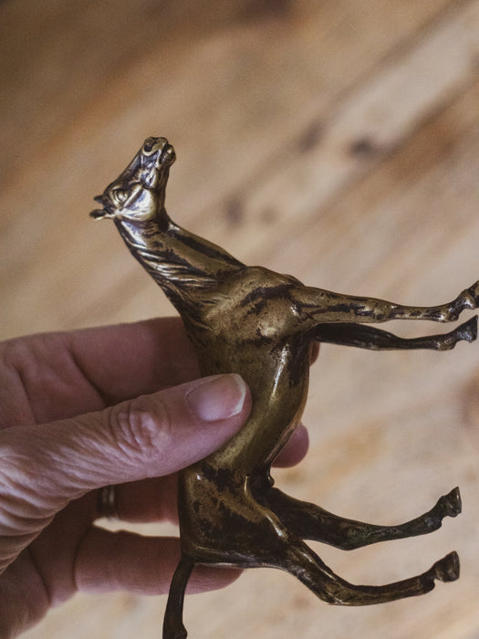 Early 20th Century Gilt Bronze Study of a Horse