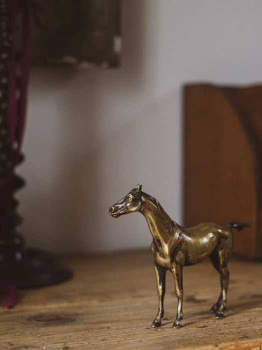 Early 20th Century Gilt Bronze Study of a Horse