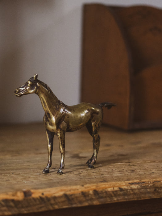Early 20th Century Gilt Bronze Study of a Horse