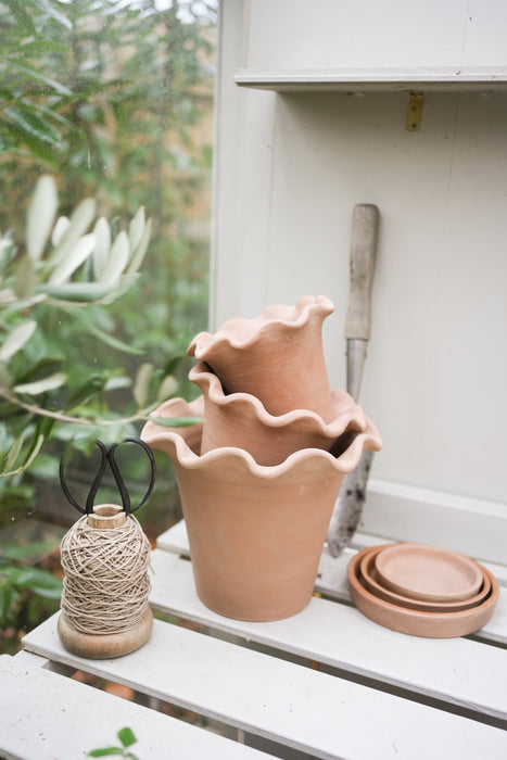 The Frilly Plant Pot Set of Three
