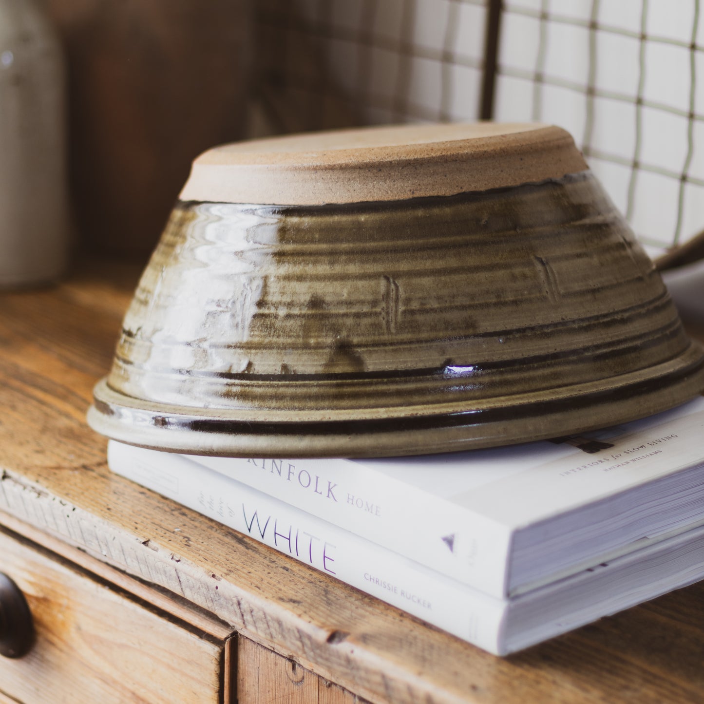 Large Vintage Studio Pottery Bowl