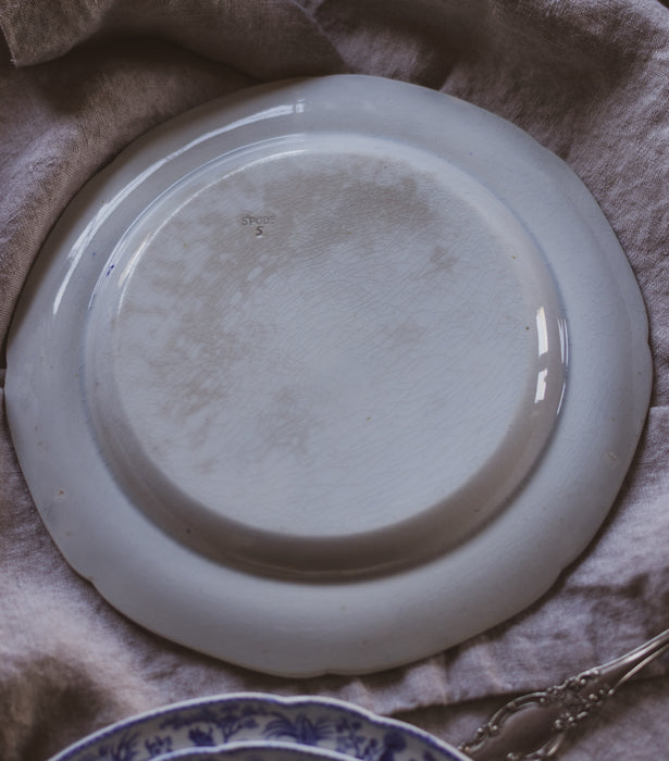 19th Century Spode Blue & White Side Plate