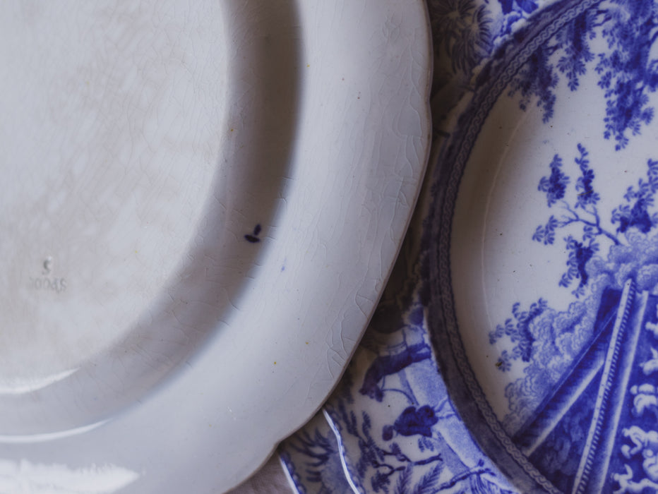 19th Century Spode Blue & White Side Plate