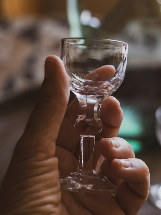 Six 19th Century French Liqueur or Spirit Glasses - Circa 1830