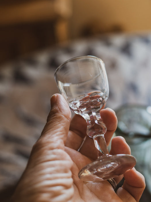 Six 19th Century French Liqueur or Spirit Glasses - Circa 1830
