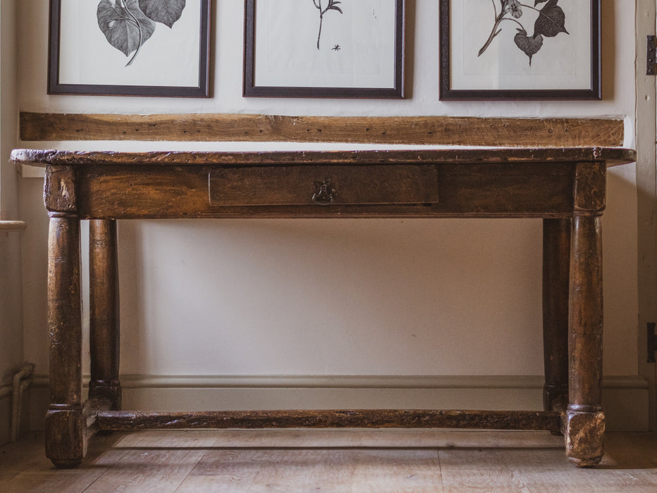 Antique 17th Century Franco-Flemish Walnut Refectory Table