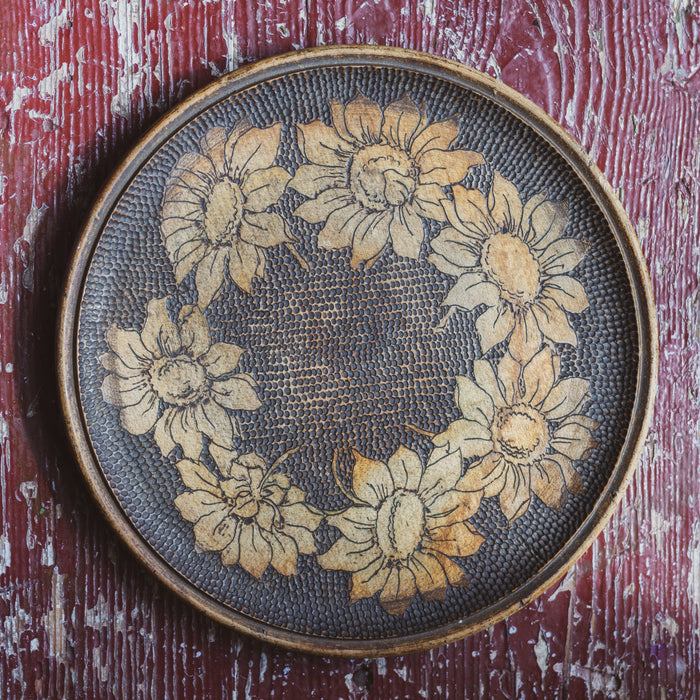 Soldier Art Plate - WW1, Dated 1915