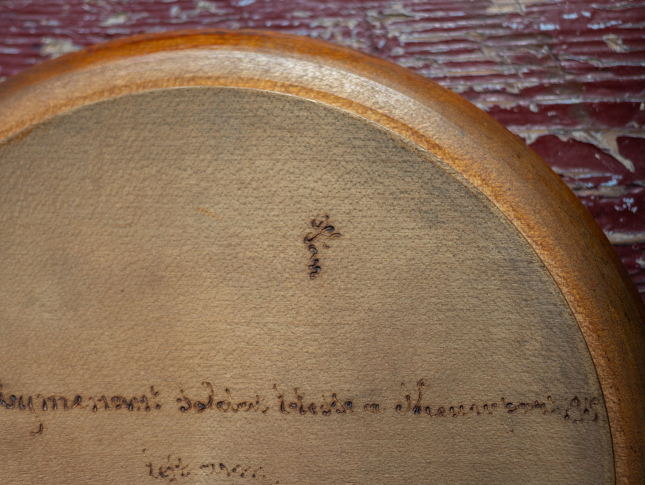Soldier Art Plate - WW1, Dated 1915