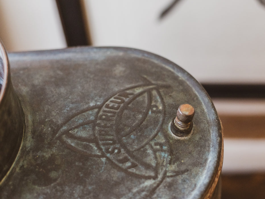 French Vintage Crop Sprayer - "Le Supérieur" Industrial Copper Canister