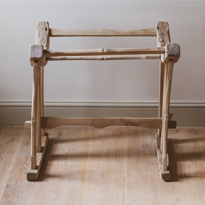 Rustic Dough Bowl & Stand