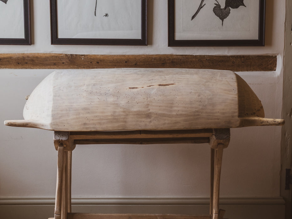 Rustic Dough Bowl & Stand