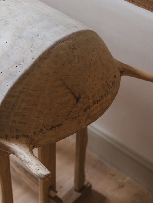 Rustic Dough Bowl & Stand