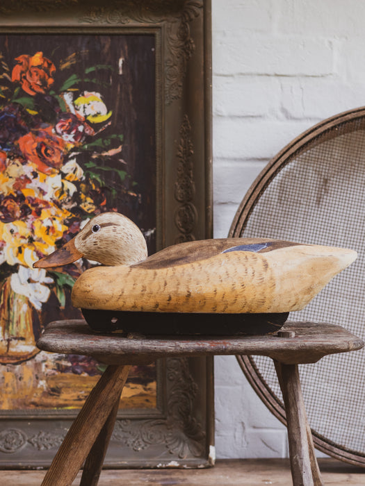 Large Naïve Folky Primitive Decoy Duck