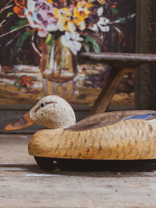 Large Naïve Folky Primitive Decoy Duck