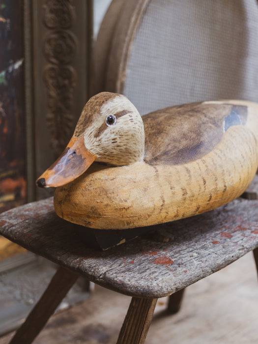Large Naïve Folky Primitive Decoy Duck