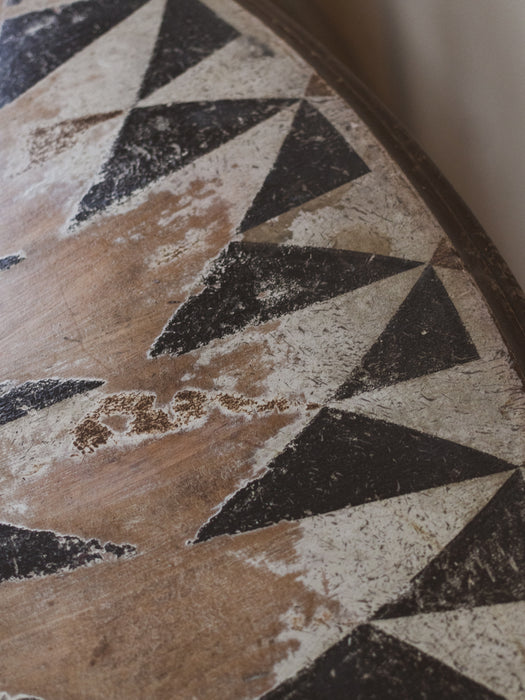 Antique Victorian Folk-Art Painted Tilt-Top Breakfast Table