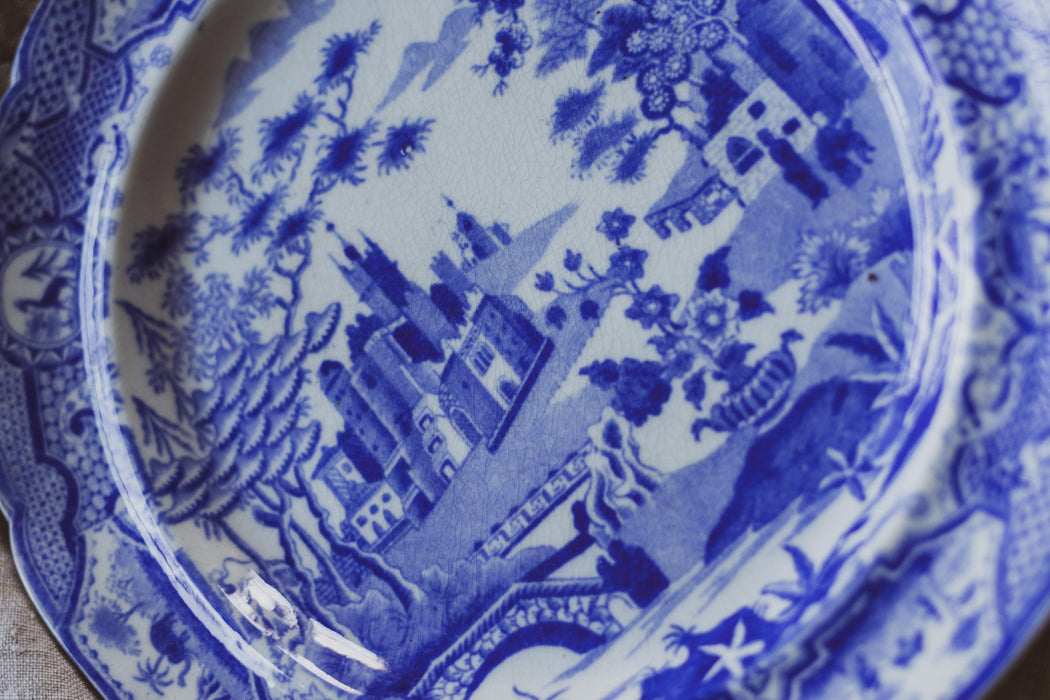 19th Century Spode Blue & White Side Plate