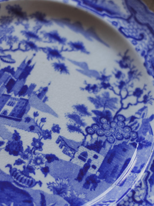 19th Century Spode Blue & White Side Plate