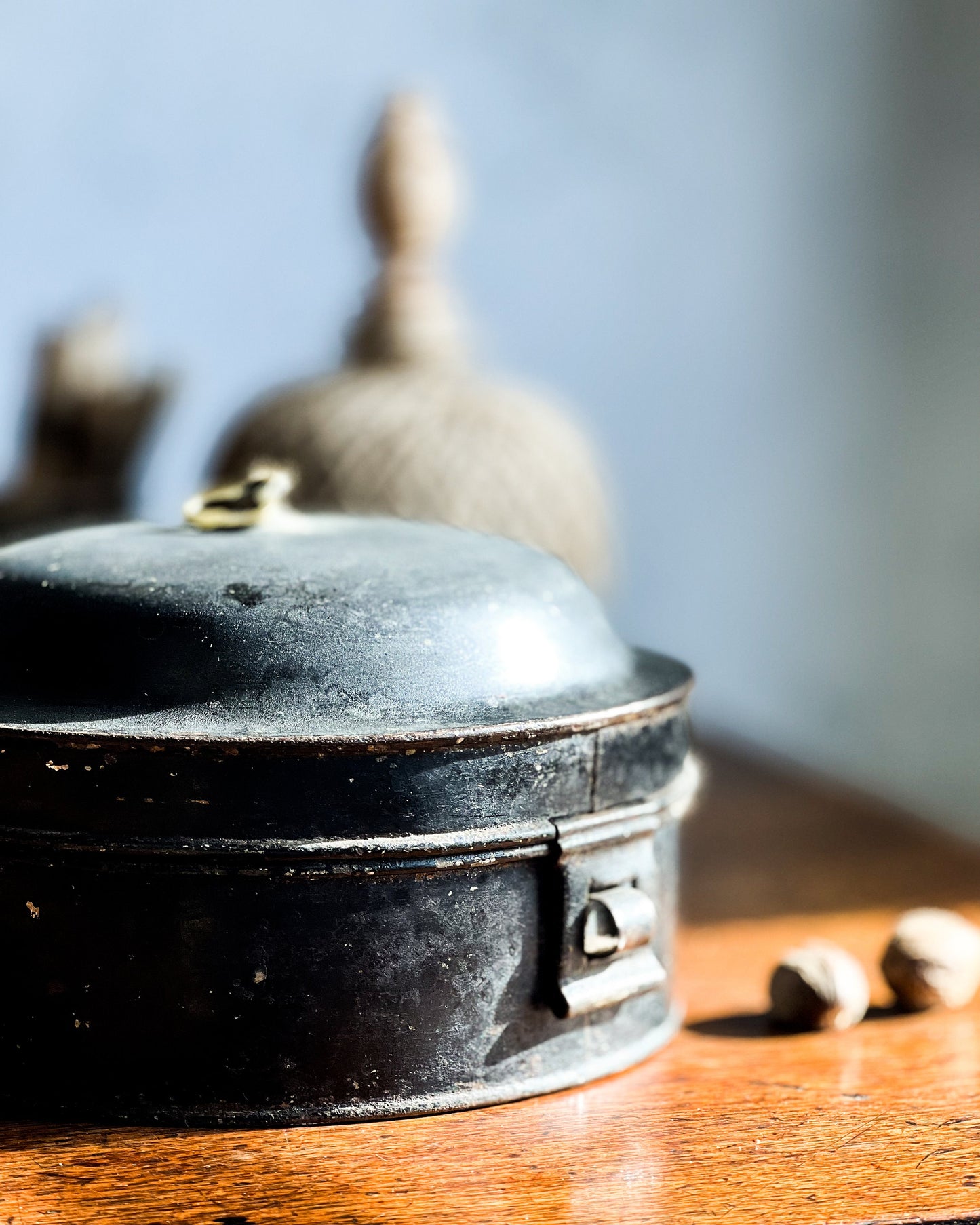 Antique kitchenalia Georgian Toleware Spice Box