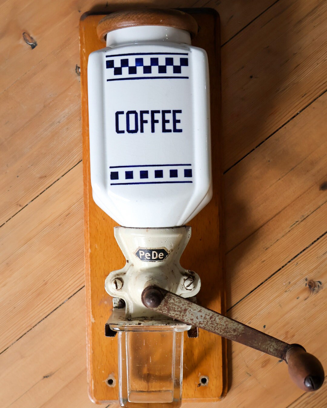 Vintage PeDe (Peter Dienes) Wall-mounted Coffee Grinder